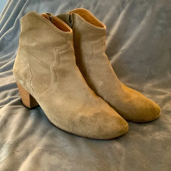 Isabel Marant Shoes Isabel Marant Dicker Suede Boots Poshmark
